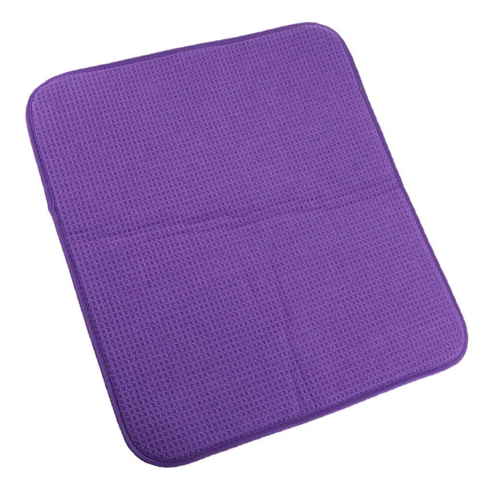 Purple 40.5x45.5cm Абсорбирующий коврик для сушки из микрофибры сушилка для посуды кухонная раковина - Цвет: Purple 40.5x45.5cm