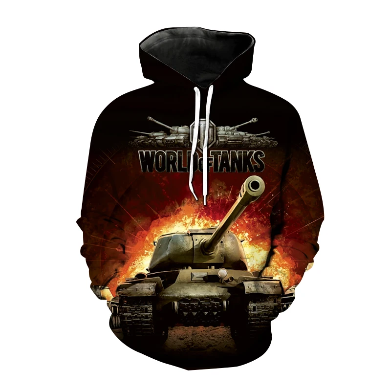 

Game World Of Tanks Printed Hoodie 3D Women's Sweatshirt Hoodies Men Women Fashion Sweatshirts Kids Hip Hop Boys Girls Clothing
