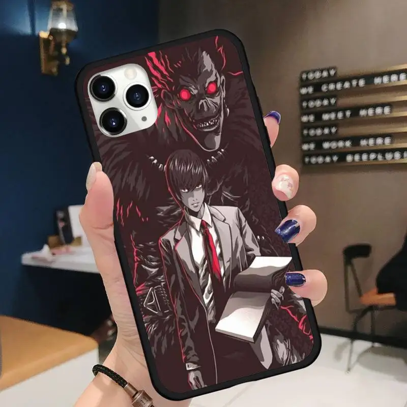 

Death Note Anime Manga Ryuk horror apple Phone Case for iPhone 11 12 pro XS MAX 8 7 6 6S Plus X 5S SE 2020 XR