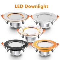led downlight spot ceiling light recessed round led ceiling lamp ac 220 240v indoor led ceiling light for home kitchen 124pack