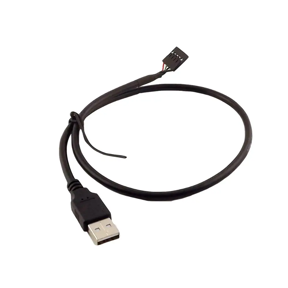 1 шт. USB 2 0 мужчина к Dupont 5 Pin Женский Разъем материнская плата Соединительный шнур 50