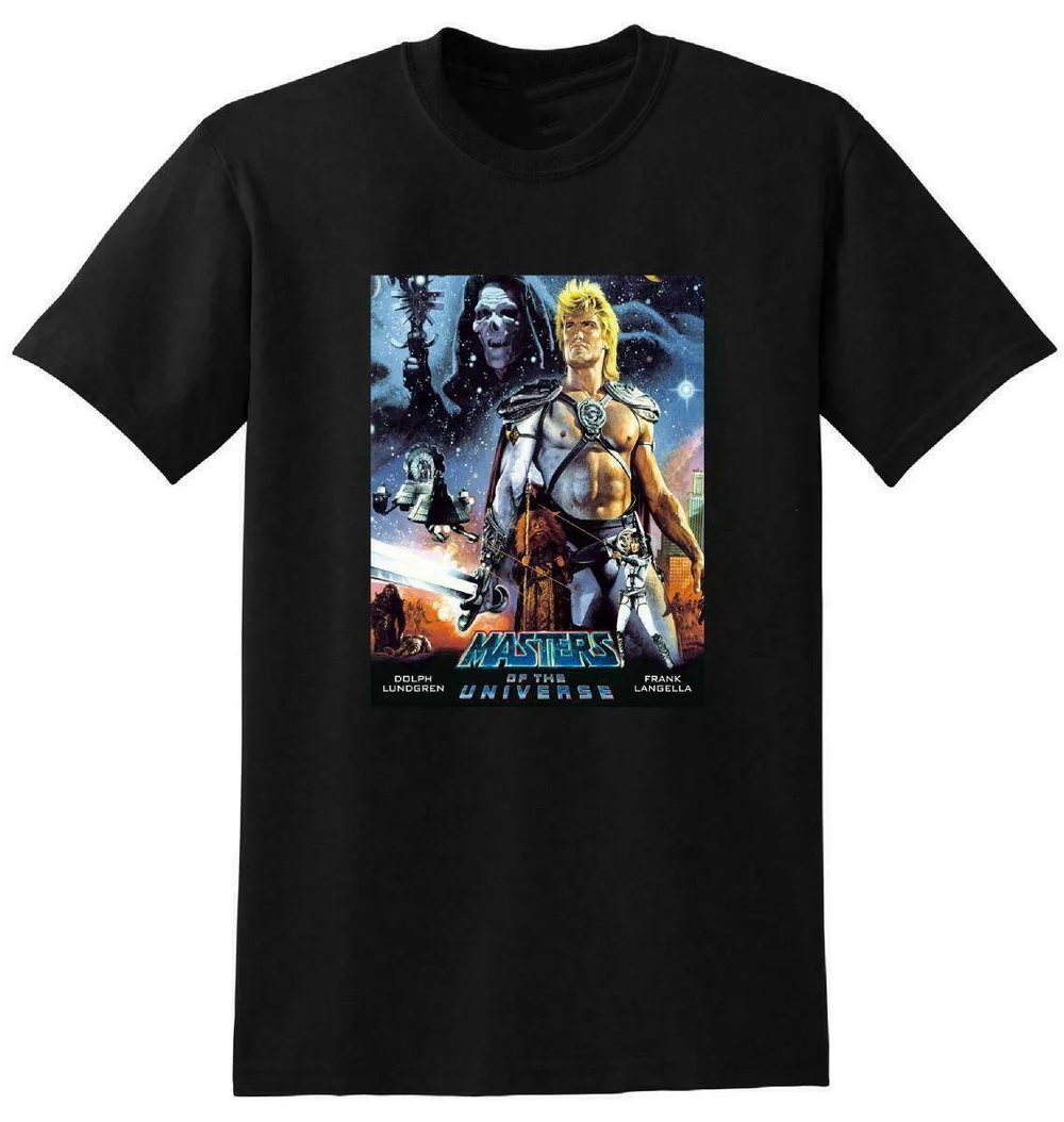 Футболка Мастера Вселенной Bluray Dvd Poster Tee Мужская футболка Размеры S Xxl для фитнеса