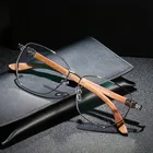 Мужские очки для зрения HDCRAFTER, многогранные Рецептурные очки для мужчин с защитой от сисветильник, оптические оправы для близорукости