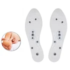 Магнитная терапия силиконовые стельки прозрачные стельки для похудения Массажная обувь для ухода за ногами подушка подошва унисекс