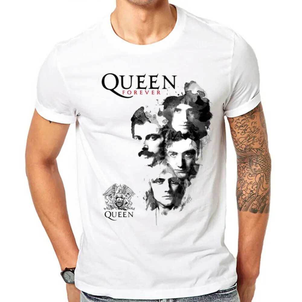 Футболка queen Crest Forever Фредди Меркурий Брайн Мэй Роджер Тэйлор Джон Дикон| |