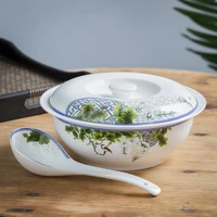 ceramic large size vegetable soup bowl chinese household high quality bone china large soup bowl sauerkraut fish water vegetable