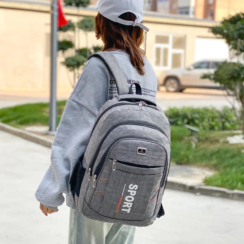 

2021 Backpack Fashion Women Backpack Oxford School Backpack 15.6 Inch Laptop School Bag For Teenager Mochilas Female Backpack