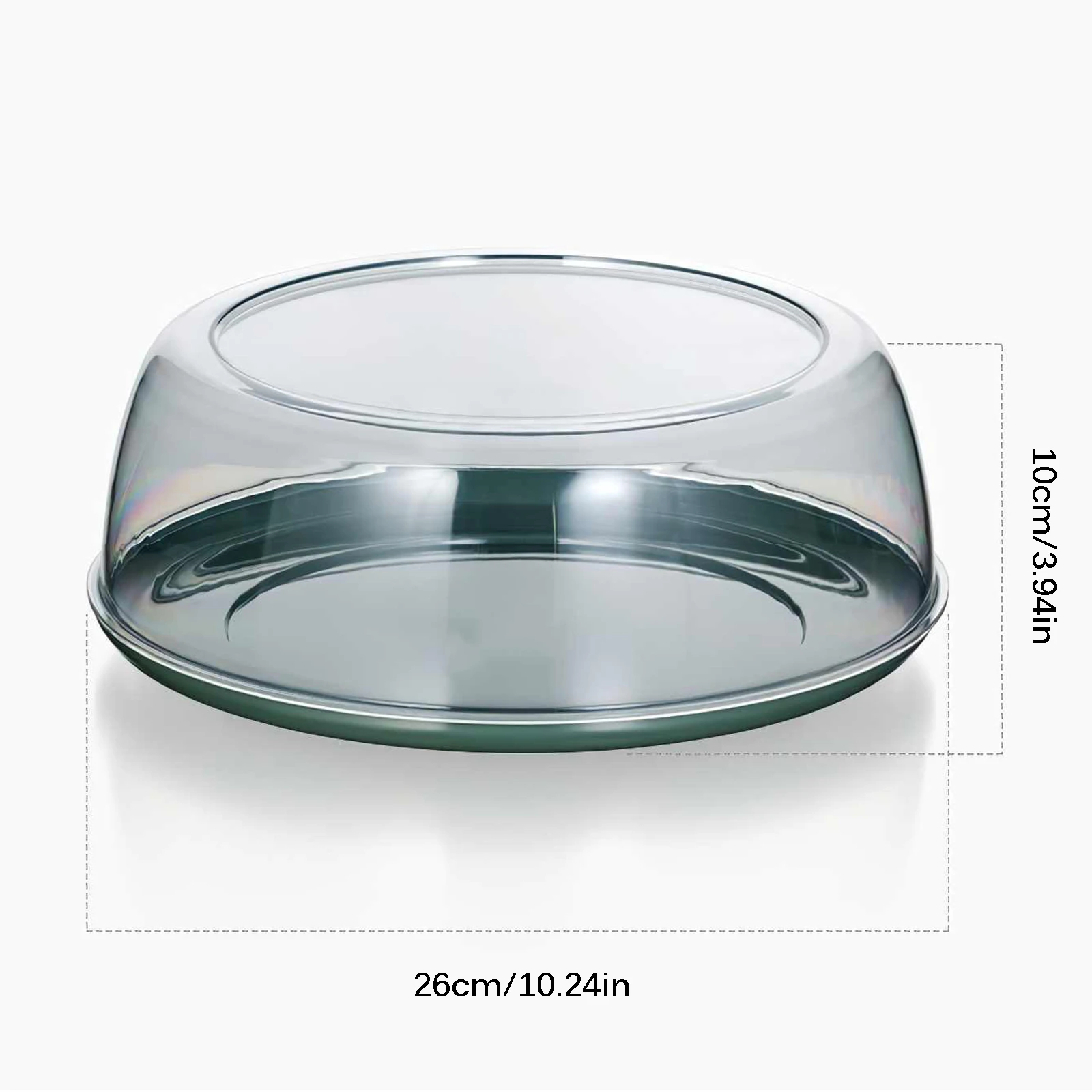 

Transparent Food Cover Stackable Heat Preservation Dish Cover Anti-Cross Durable Multi-Functional Food Storage Cover