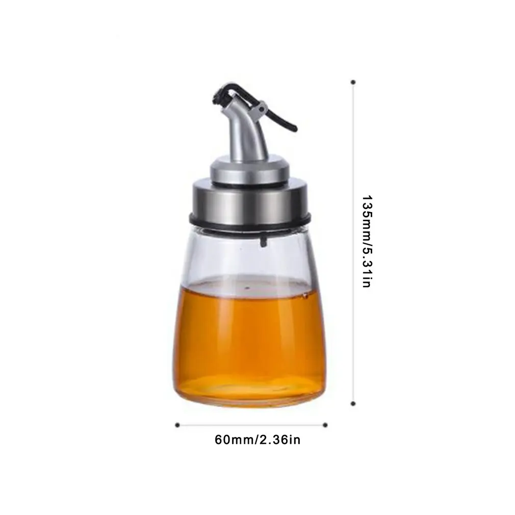 

Leak Proof Oil Bottle Glass Oil Pan Household European Kitchen Products Edible Soy Sauce Bottle Seasoning Bottle