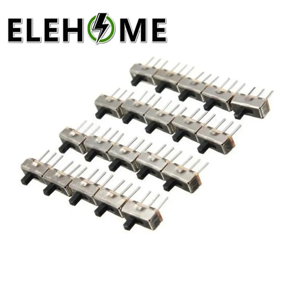 10 шт. SS12D00G3 скользящий переключатель 2 положения SPDT 1P2T 3Pin PCB панель мини