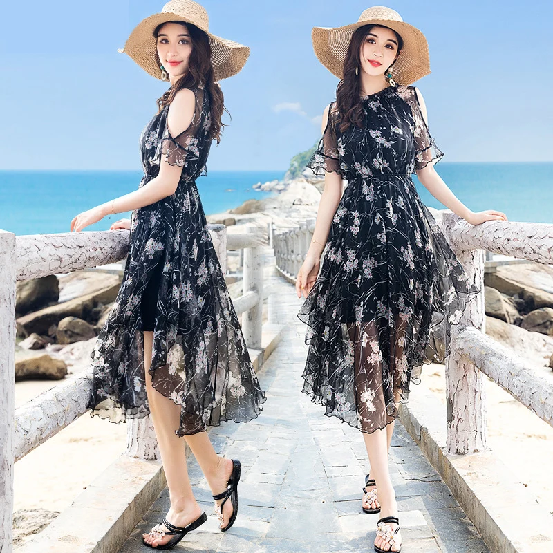 2019 Новое Yfashion женское элегантное очаровательное тонкое длинное Повседневное