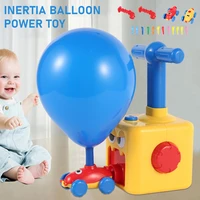 children cute car inertial power balloon toy boy duck model educational science experiment toys for kid gifts