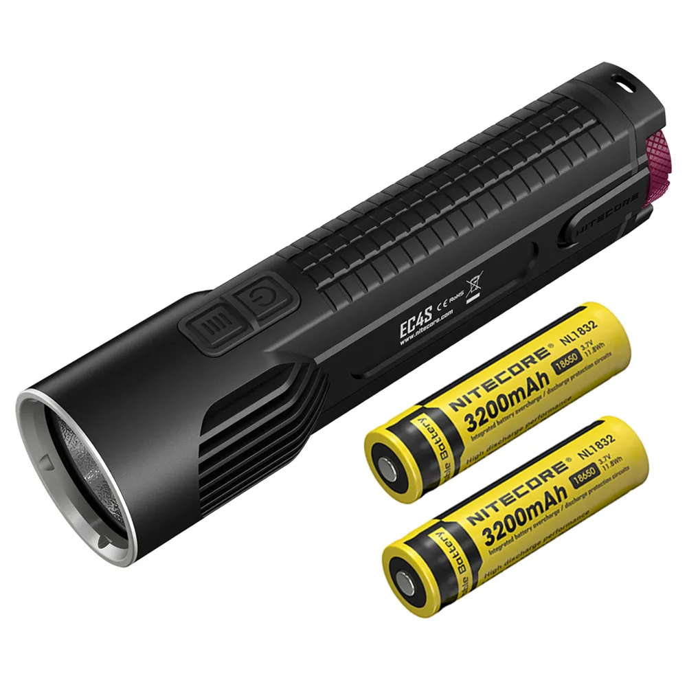 EC4S NL1832 NITECORE EC4S фонарик CREE XHP50 светодиодный портативный фонарик Макс 2150 люмен расстояние луча 280 м Открытый тактический фонарь - Испускаемый цвет: EC4S NL1832