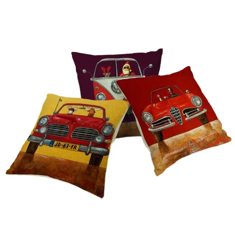 Милый Чехол на подушку для автомобиля и животного Стэн Круз квадратная наволочка