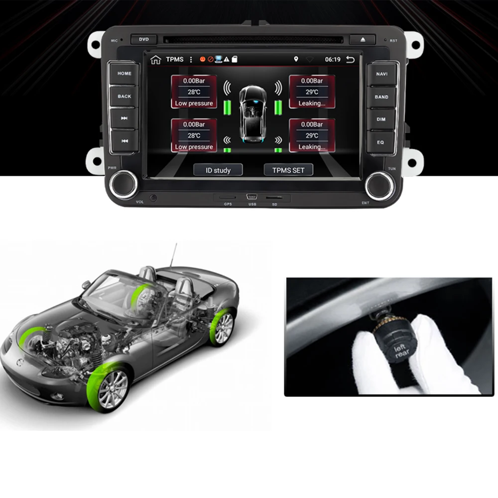 Автомобильный dvd плеер Eunavi 2 Din для VW GOLF POLO JETTA MK5 MK6 PASSAT B6 SKODA TOURAN с 3G USB GPS BT IPOD FM RDS mirror