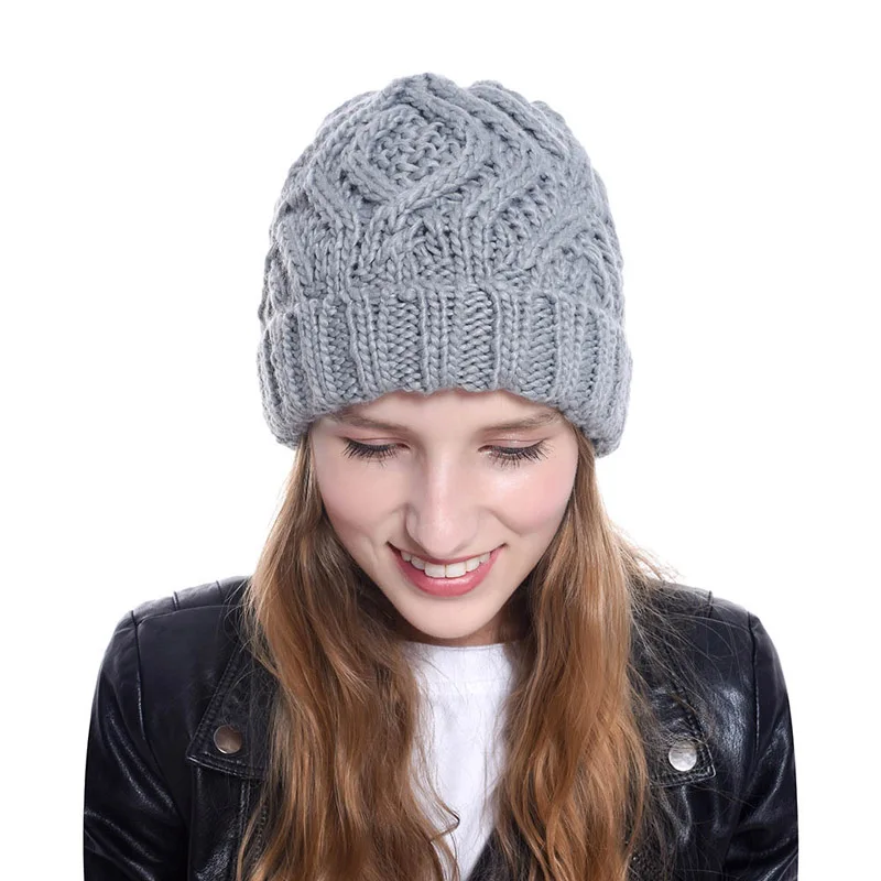 Модная вязаная шапка, зимние шапки для женщин, czapka zimowa gorros mujer invierno bonnet, теплая шапка для девочек, muts czapka zimowa