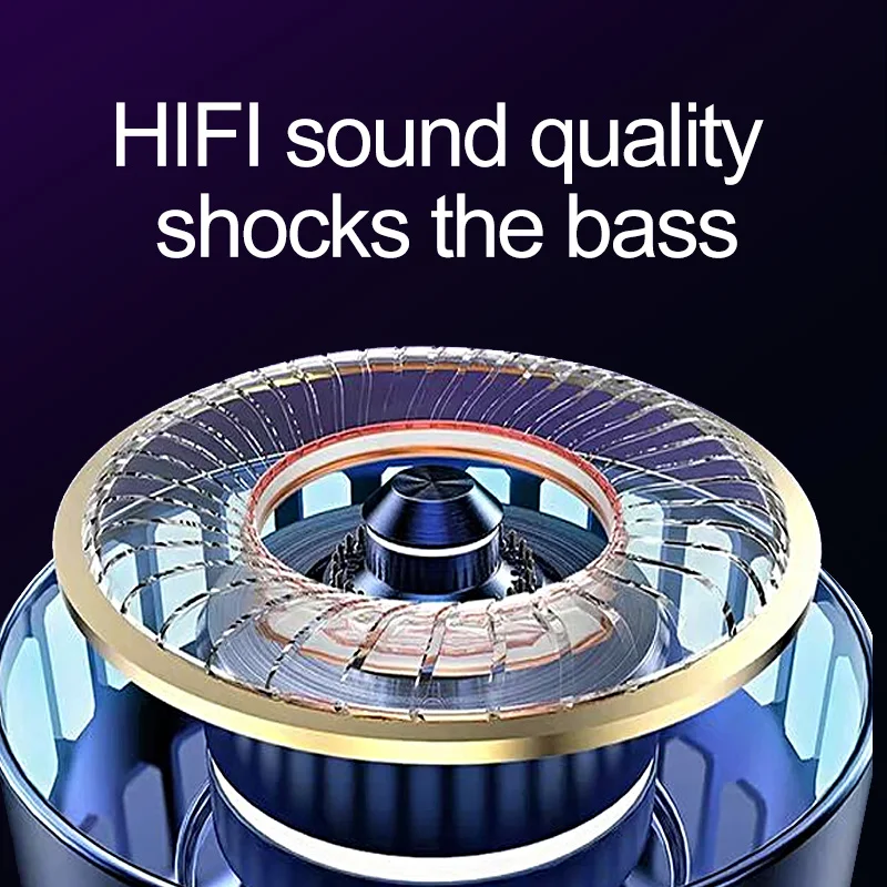 

Wireless bluetooth earphone headset True Earbuds Noise Cancelling earphones with mic Waterproof Sport Headphones for running