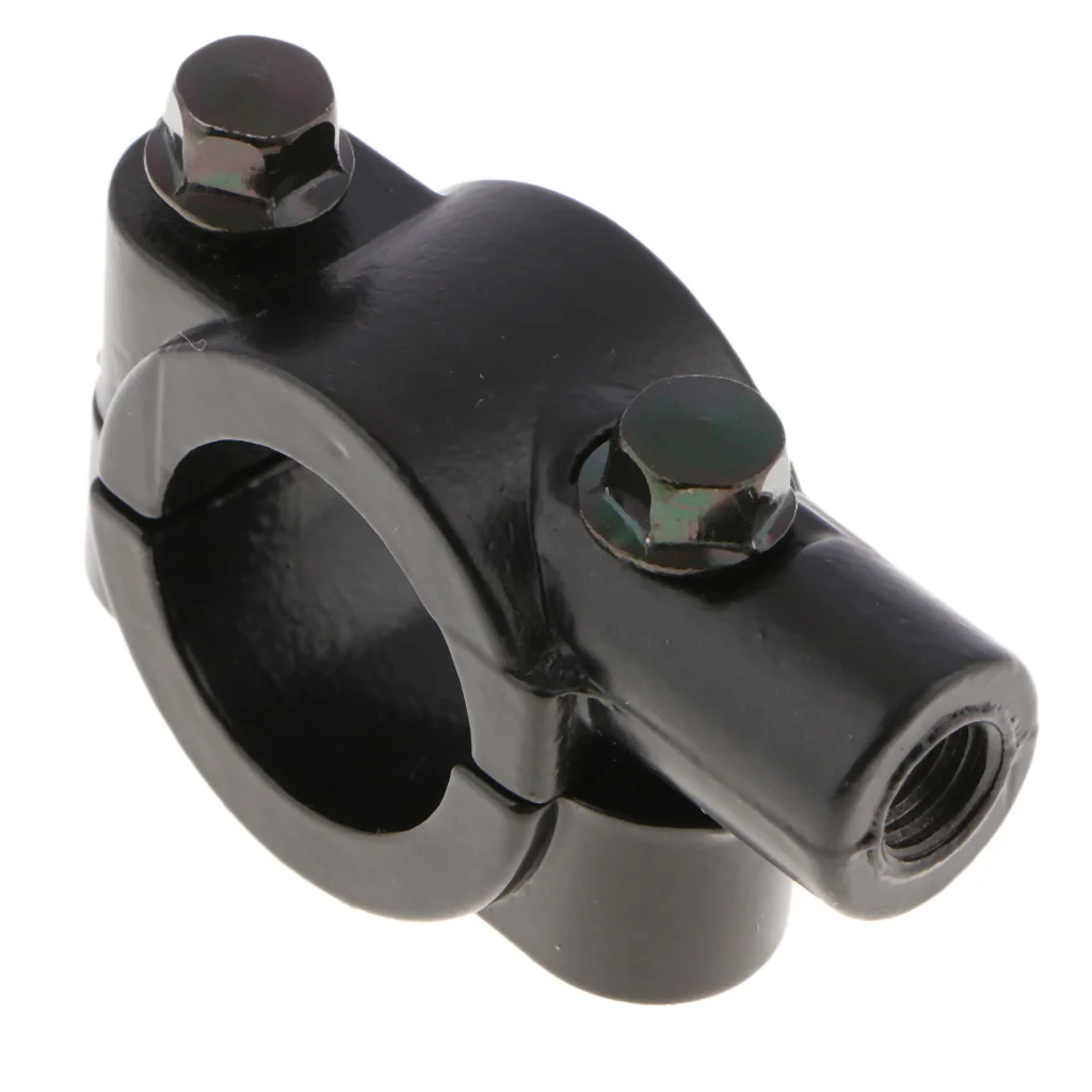 8 мм черный 1/4 &quotкрепление на руль мотоцикла зеркало резьба держатель Зажим