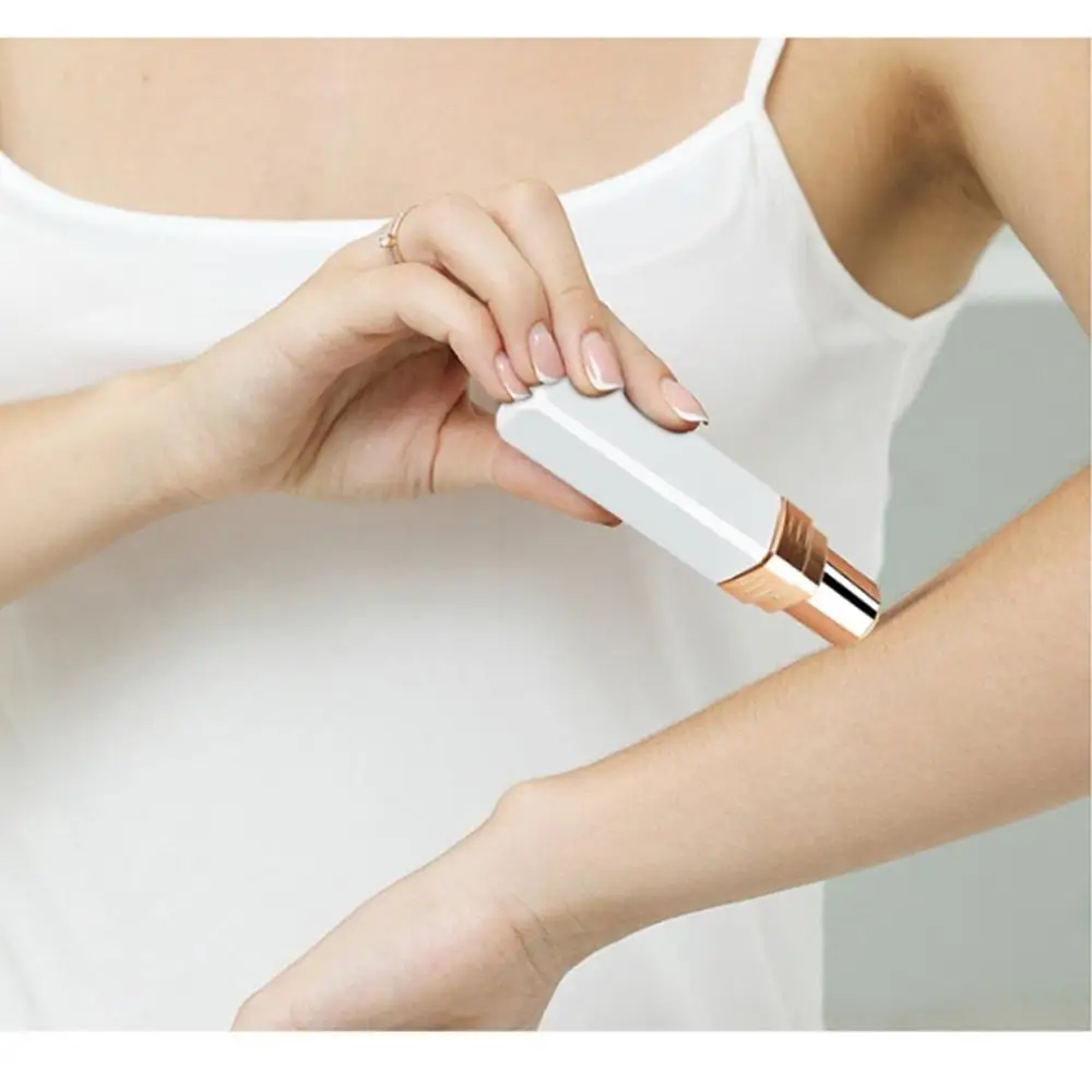 Электрический бровей Триммер для удаления волос Для женщин бритва Батарея