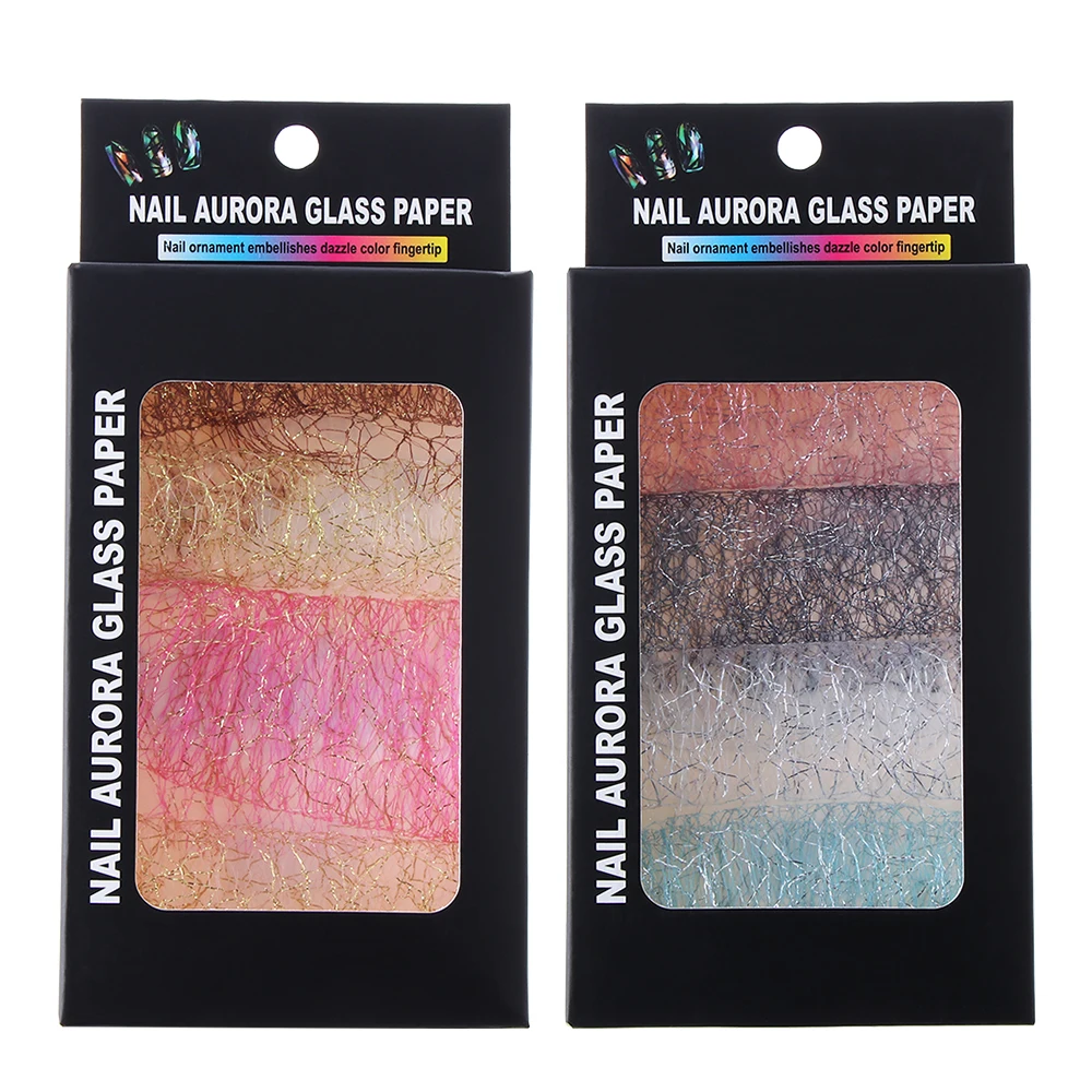 Новинка хит продаж 3D сетчатые наклейки на ногти золотистые/Серебристые ажурные