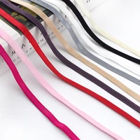 meetee 2144m 6mm nylon elastic bands bra shoulder strap for underwear belt tape lace trim diy sewing clothing accessories eb041