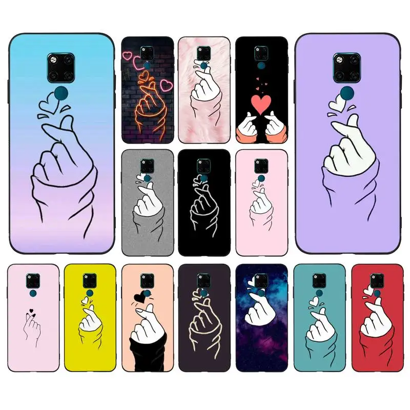 

Yinuoda Black White Love kpop Phone Case for Huawei Mate 20 10 9 40 30 lite pro X Nova 2 3i 7se