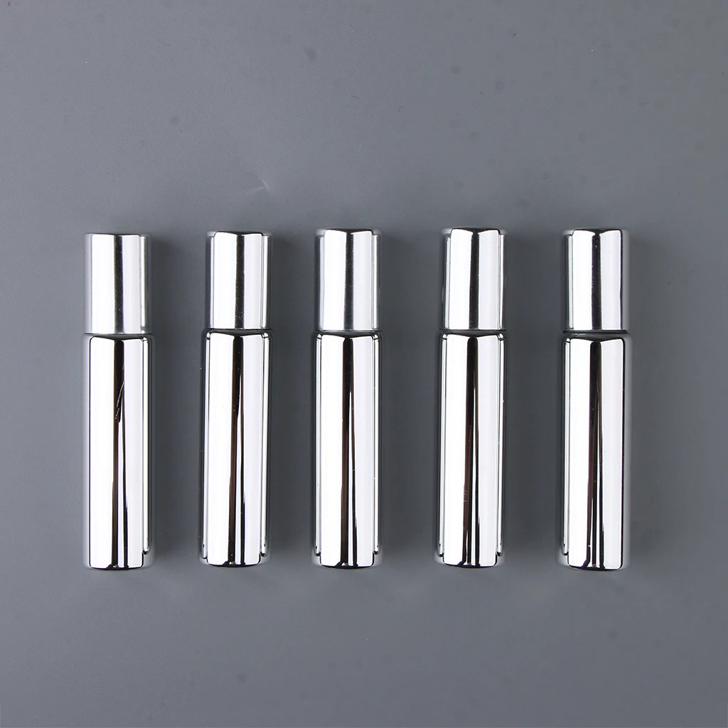 

New 10mL Roll On Glass Bottles Aromatherapy Essential Oils Roller Ball Vials