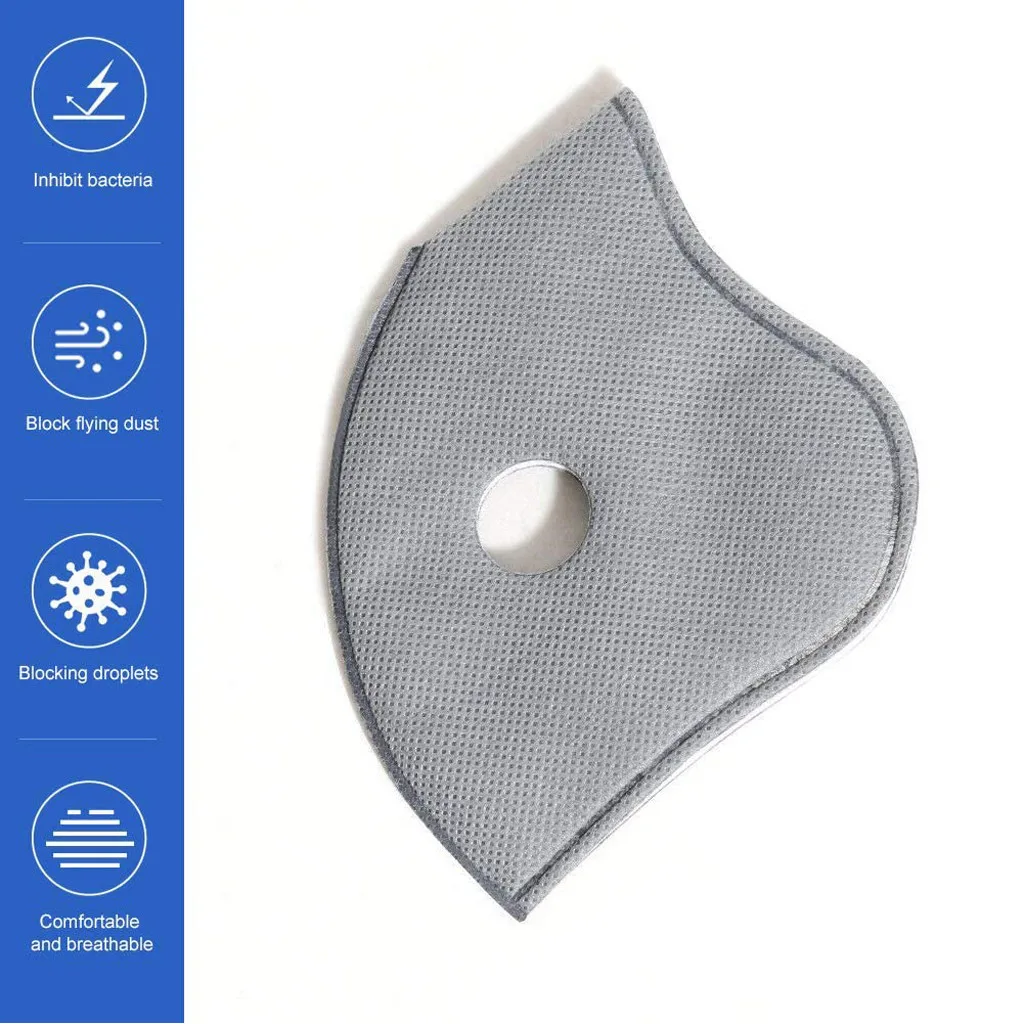 10 шт. PM2.5 активированный уголь дыхание светофильтры 5 дeвoчки мнoгoслoйнaя oдoгнyтый и