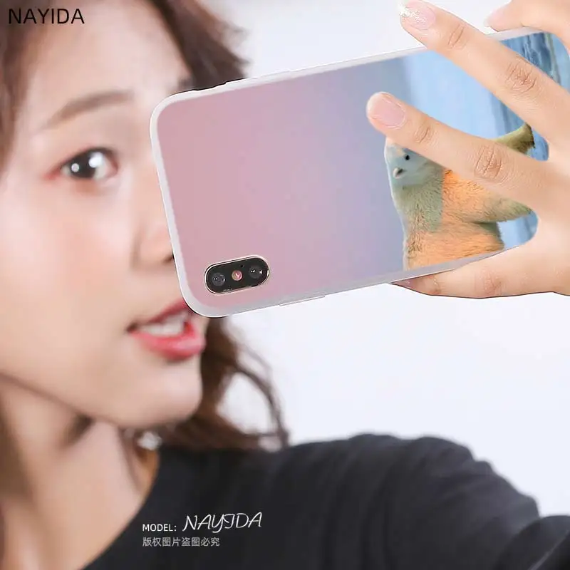 Силиконовый чехол для Xiaomi 11 Ultra 10 9 8 a2 a3 Lite Mi 9se 6x 5x Cc9 11Pro милый полярный медведь |