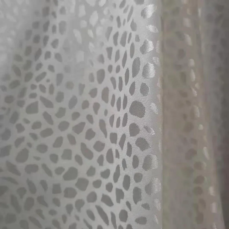 

Leopard Jacquard Stretchy Imitation Silk Elastic Dress Pajamas Fabric