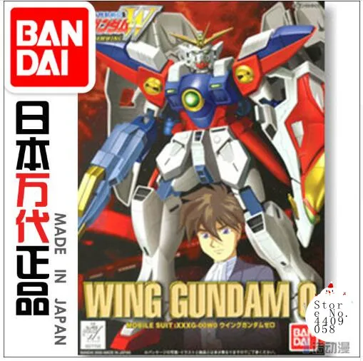 Новая модель здания Bandai 77150 Hg Wf-09 1/144 Xxxg-00w0 крыло Гандам Zero Ew мобильный костюм сборка модели наборы фигурка