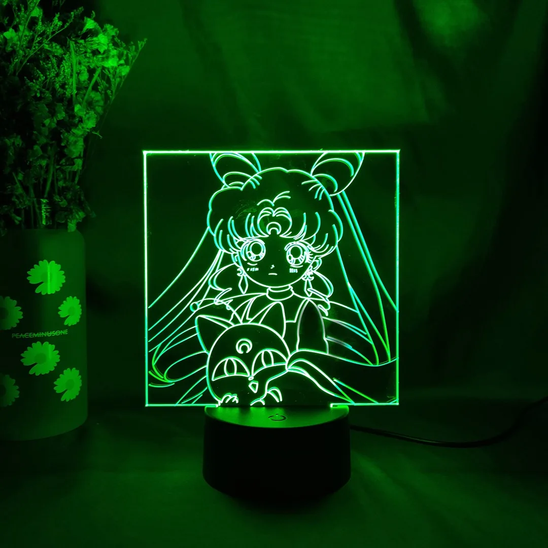 

3D Led Night Light Cartoon Character Bedroom Decoration Light Touch Sensor RGB Colorful Night Light Led Table Lamp