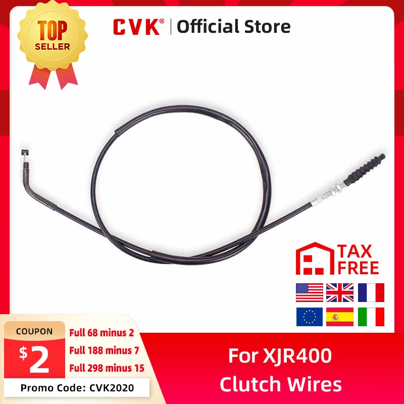 

CVK Motorcycle Accessories Clutch Control Cable Line Wires For Kawasaki hours250 ZZR250 ZZR400 ZZR 250 ZZR 400