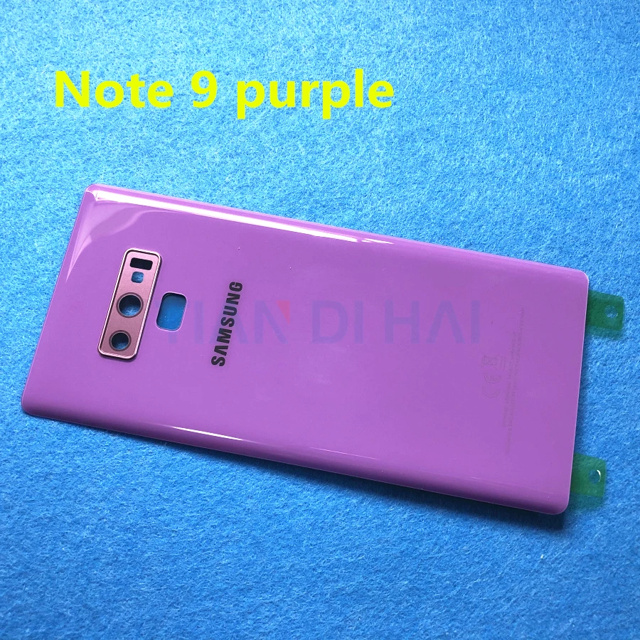 Note9 8 задний Панель стеклянная задняя крышка батарейного отсека для samsung Galaxy Note 9 N960 N960F Note 8 N950 N950F N950FD Батарея двери