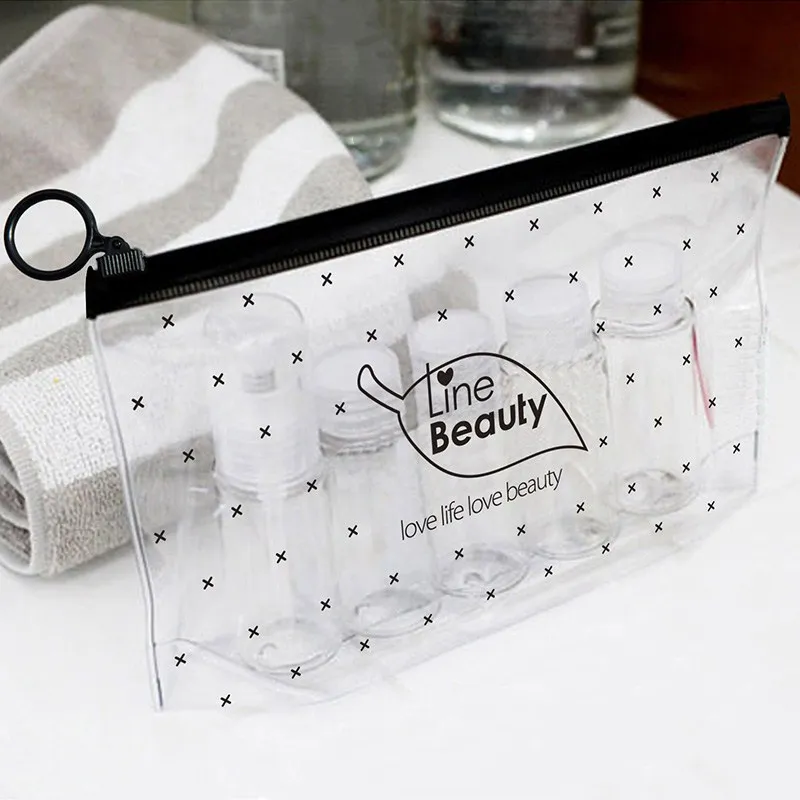 Прозрачные плавательные сумки для женщин ПВХ мешки хранения спортивный дорожный