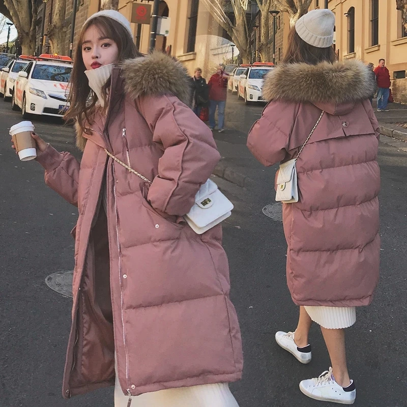 Parka Winter Jacket Women Clothes Vintage Warm Coat Female Women's Down Cotton Jacket Warm Thick Long Parkas Oversized Jackets