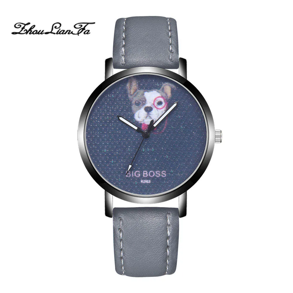Новая мода прекрасные собаки дизайн спортивные мужские часы кварцевые наручные