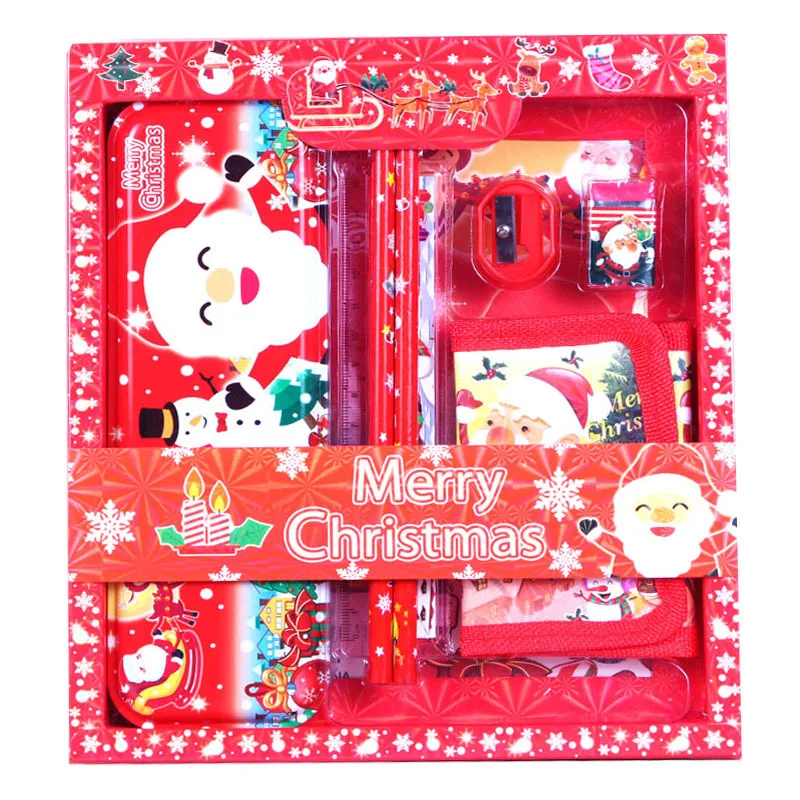 

Edison Christmas High-end Children Pencil Case Set Student Gift Stationery Set Stationery Gift Box Stationery Set