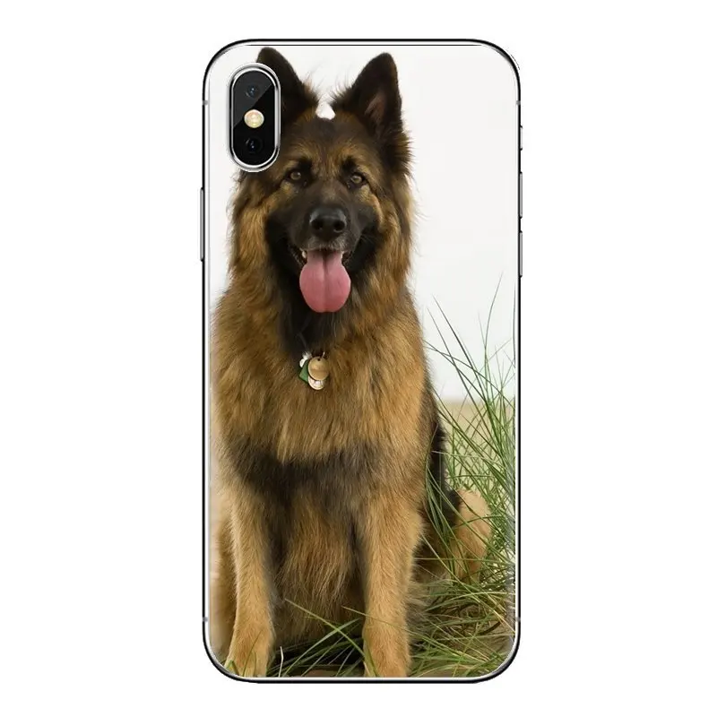 Прозрачный мягкий чехол для iPod Touch Apple iPhone 4 4s 5 5S SE 5C 6 6S 7 8 X XR XS Plus MAX немецкая овчарка