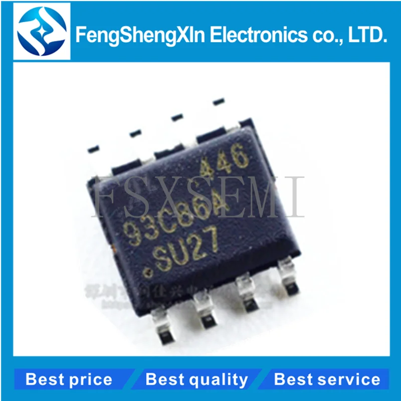 10 шт./лот 93C86 AT93C86 AT93C86A 10SU 2.7 93C86A SU27 10SC SOP 8 EEPROM|Интегральные схемы| |