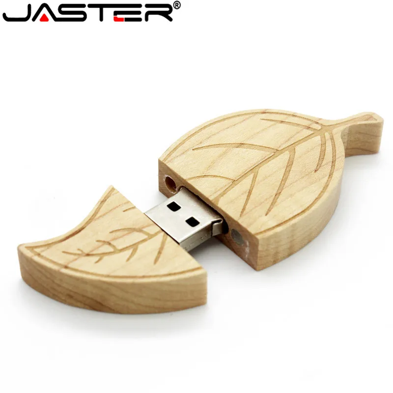 USB флеш накопитель JASTER деревянный с логотипом на заказ 4/16/32/64 ГБ|pendrive 4g|u diskwooden usb |
