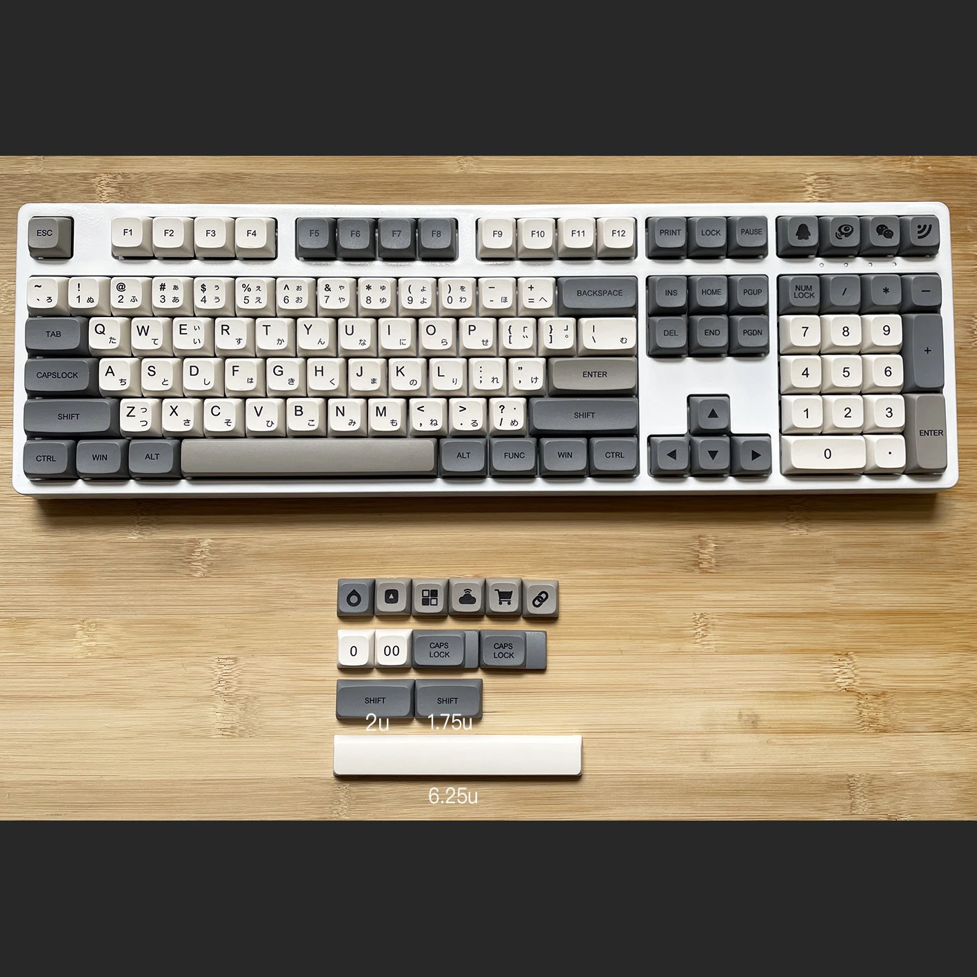Несколько типов толстых колпачков для клавиш PBT ZDA профиль сублимированная