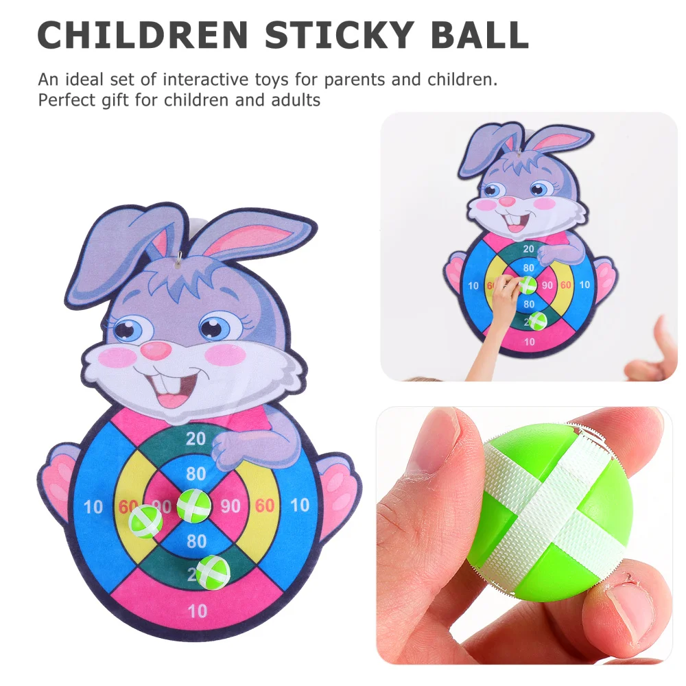 

1 Set Dart Board Kit Sticky Target Plaything Durable Kids Toys