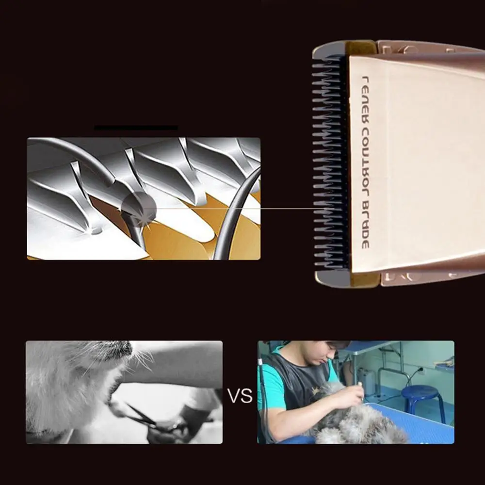 

Electrical Dog Hair Trimmer USB Charging Pet Hair Clipper Rechargeable Low-noise Cat Hair Remover Grooming Hair Cutter Machine