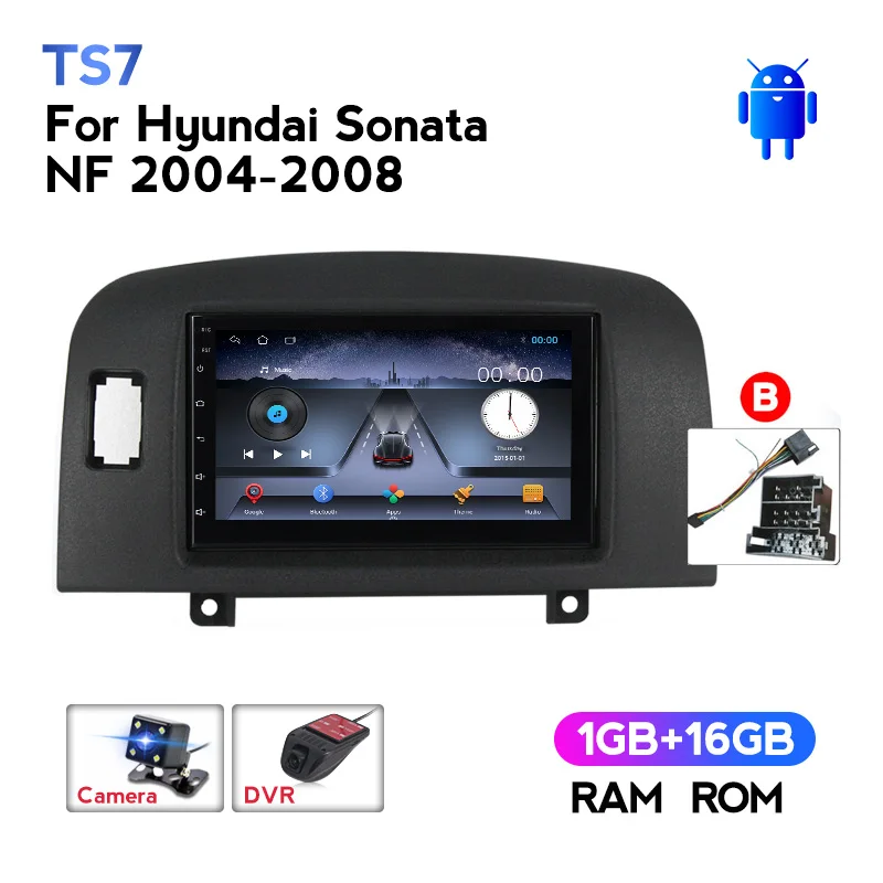 Автомобильный мультимедийный плеер Android GPS для Hyundai SONATA NF 2004 2005 2006 2008 BT WIFI|Автомагнитолы| |