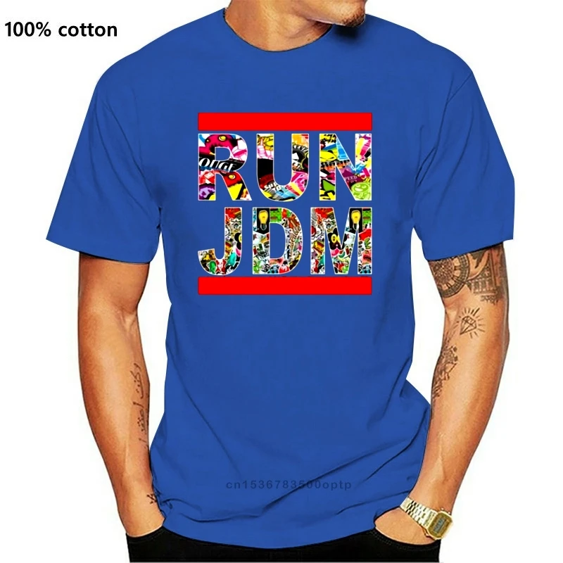 

Run Jdm Sticker Bombing Bomb Decal Style Japan Racings Car T-Shirt Men Brand Famous Clothing Men T-Shirts Cotton Tee Shirts