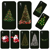christmas snowflake christmas tree phone case for huawei honor view v 5 7 8 9 10 20 30 x s play lite pro cover