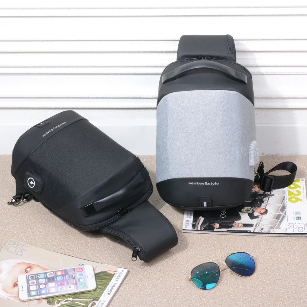 vender Senkeystyle Alta Qualidade Homens Businees Peito Saco Softback Pequeno único Ombro Mochilas Alça Macia Saco Do Mensageiro Para O Sexo Masculino