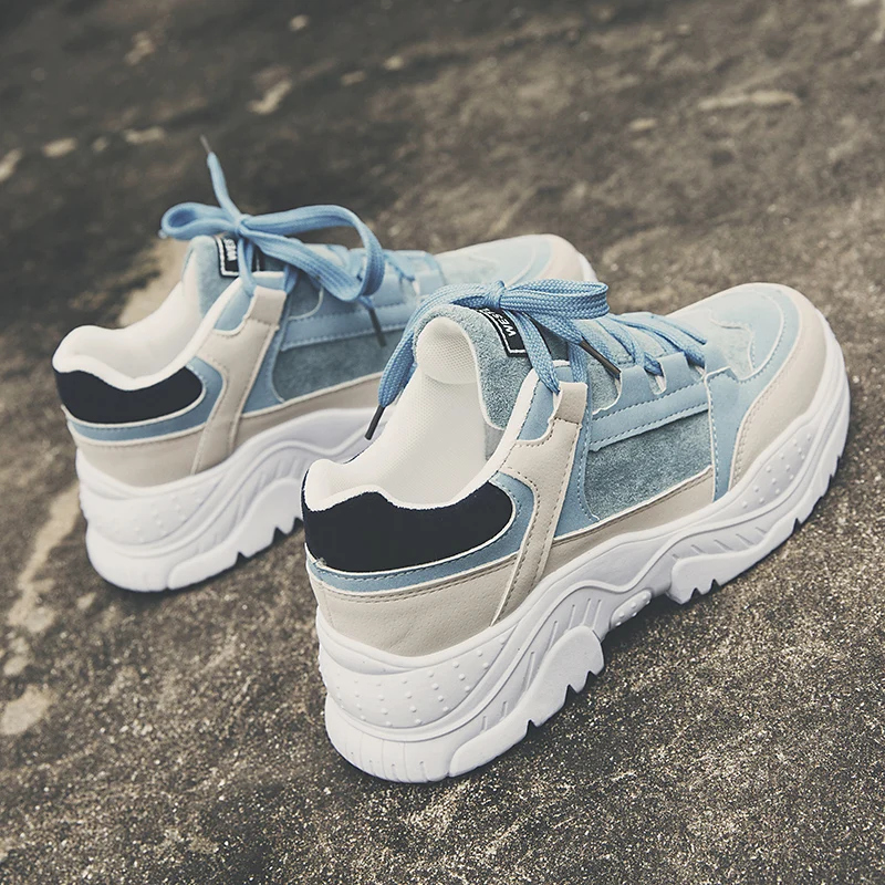 

Daddy shoes female ins tide wild net celebrity thick bottom increased student explosion 2021 spring new sports shoes B1804