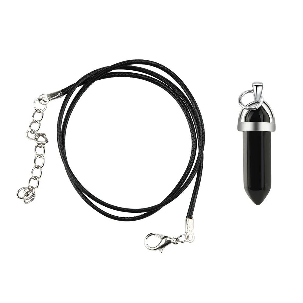 Длинная цепочка ожерелье модное ювелирное изделие натуральный кварцевый